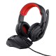 Trust 24761 auricular y casco Auriculares Alámbrico Diadema Juego Negro, Rojo - 24761